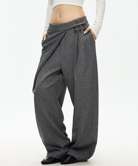 REGALWRAP WIDE PANTS /2color