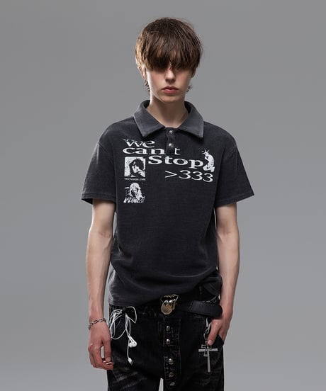 VINTAGEGRID SKIPPER POLO /2color