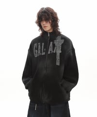 GHOSTMARK ZIP KNIT /2color