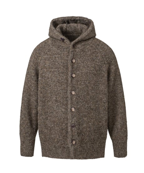WOOLNEST HOODED CARDIGAN /3color
