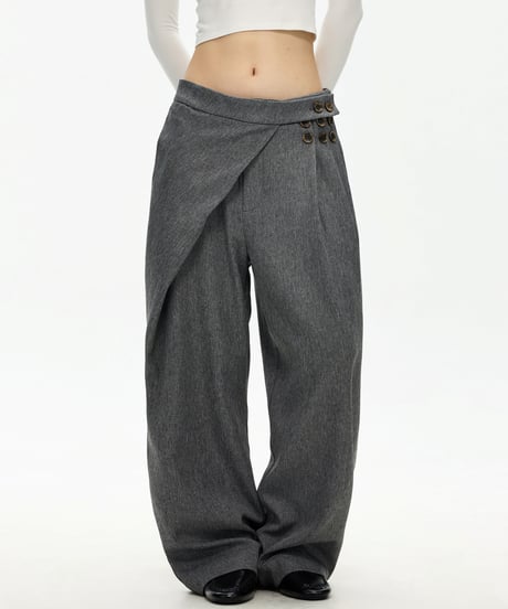 REGALWRAP WIDE PANTS /2color