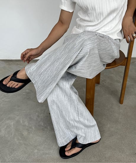 LINÉAIRE WIDE PANTS /2color