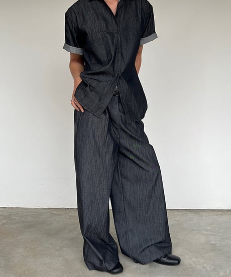 LINÉAIRE WIDE PANTS /2color