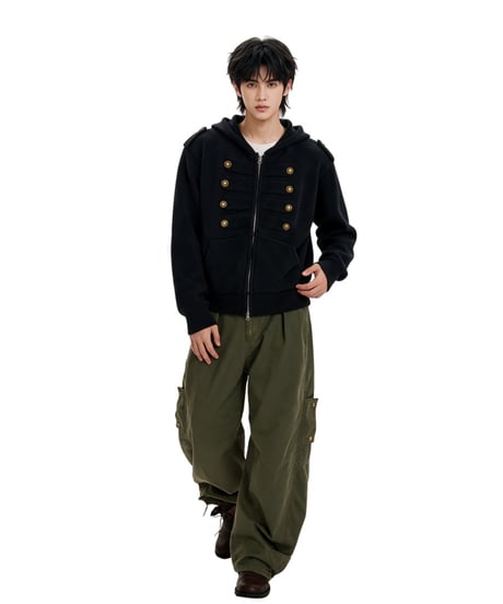 REGALIA ZIP CARDIGAN /3color