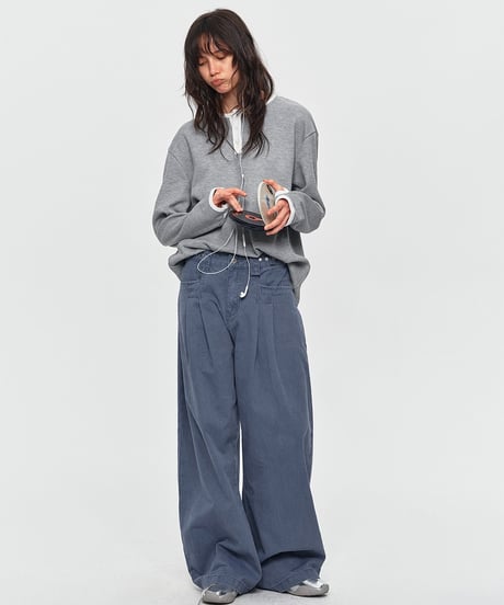 ARCHPLEAT WIDE DENIM /5color