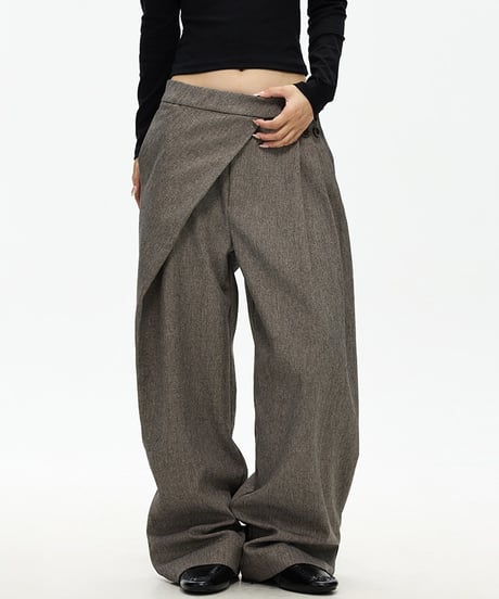 REGALWRAP WIDE PANTS /2color