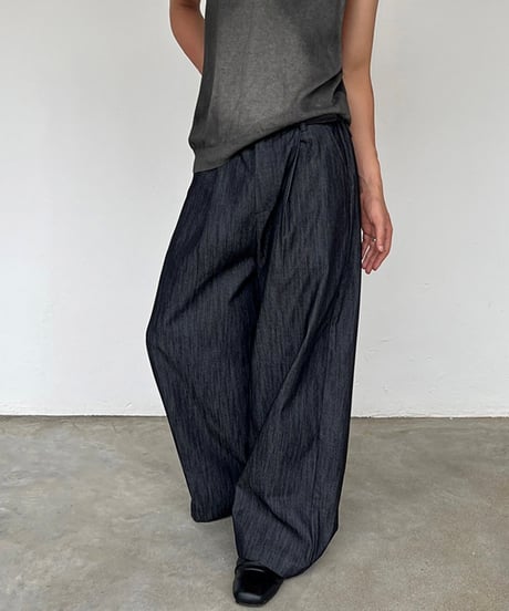 LINÉAIRE WIDE PANTS /2color