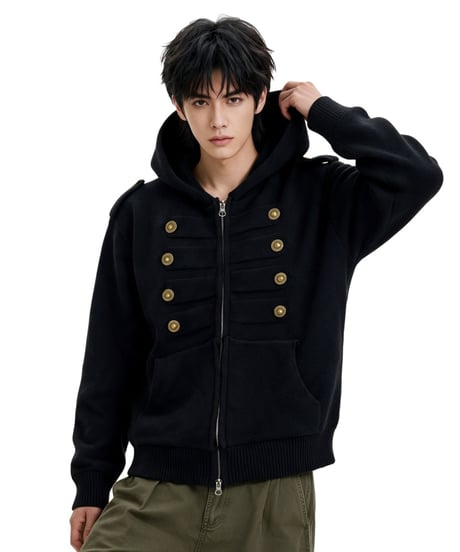 REGALIA ZIP CARDIGAN /3color