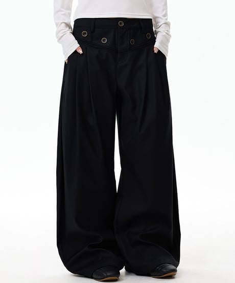 REGALPLEAT WIDE PANTS /3color