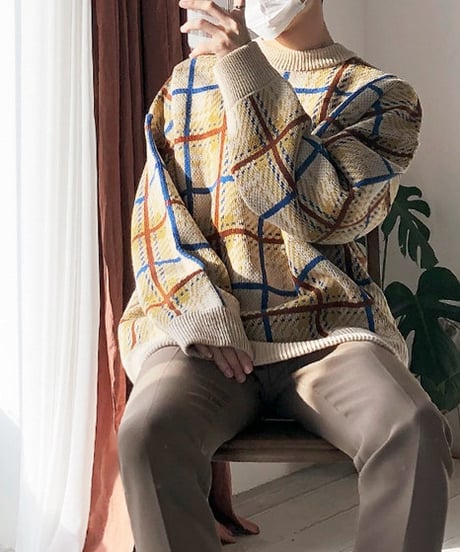 NOBLEGRID KNIT /2color
