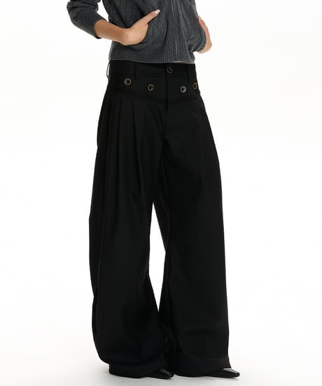 REGALPLEAT WIDE PANTS /3color