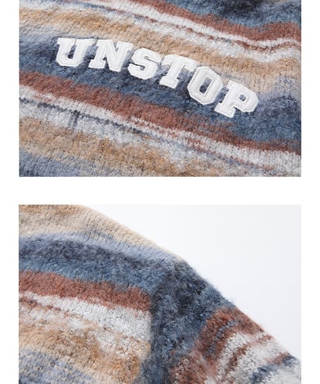 HAZESTRIPE MOHAIR KNIT /2color