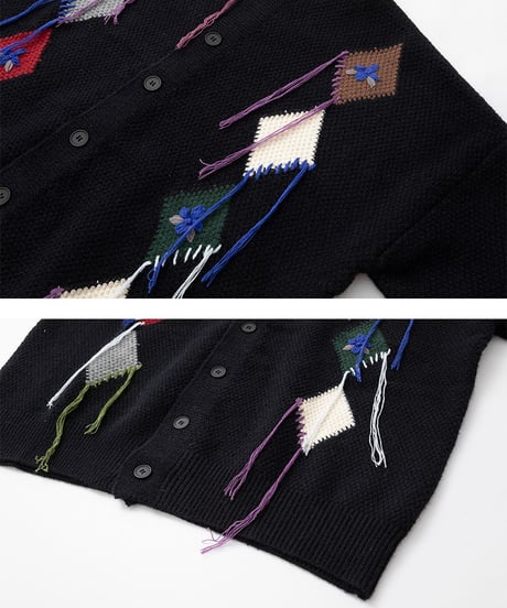 FRAYDIAMOND CARDIGAN