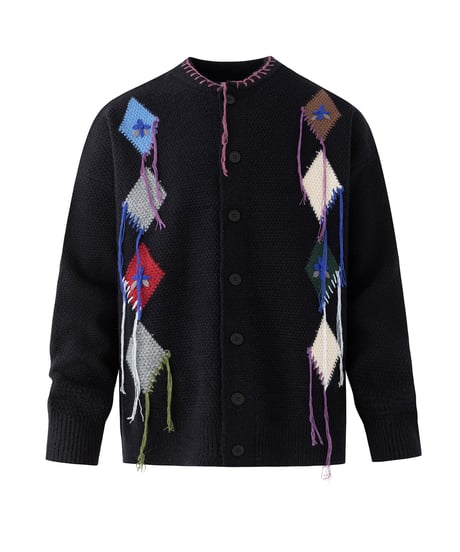 FRAYDIAMOND CARDIGAN