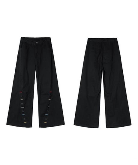 BUTTONCRAFT WIDE PANTS /3color