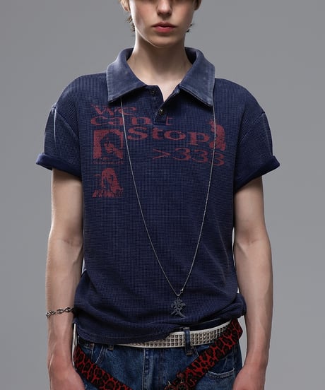 VINTAGEGRID SKIPPER POLO /2color
