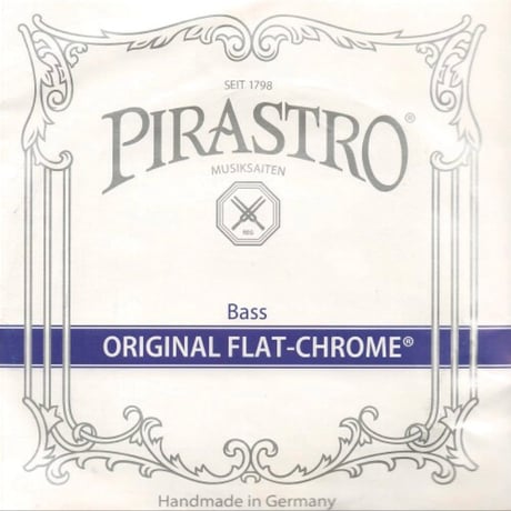 【コントラバス弦】ORIGINAL FLAT-CHROMR / オリジナルフラットクロム / G,D,A,E線セットOrch
