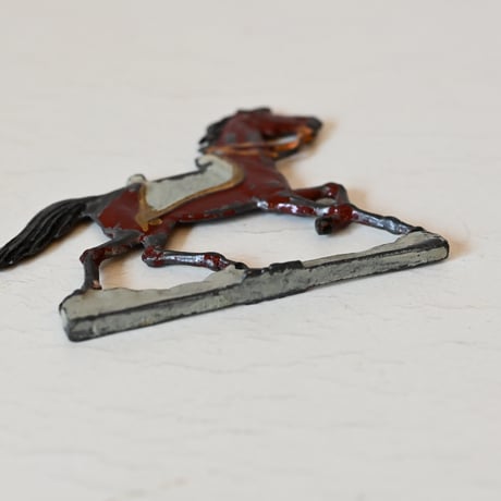 フランス　小さな馬のおもちゃ　W:6.8cm