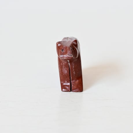 アメリカ　ネイティブアメリカンのクマのフェティッシュ　W:4.5cm