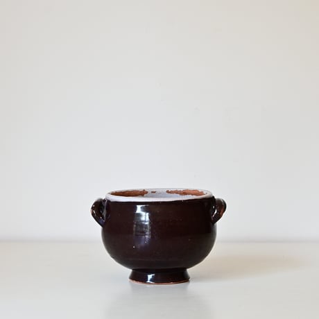 フランス アンティーク キュノワール 耳付きボウル  φ:12cm