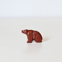 アメリカ　ネイティブアメリカンのクマのフェティッシュ　W:4.5cm