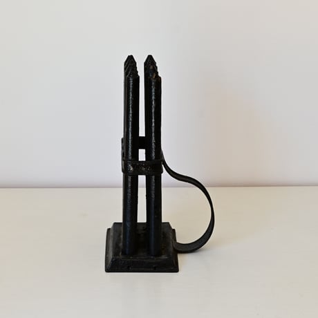 フランス　鉄製のキャンドルを作る型（ブラック）