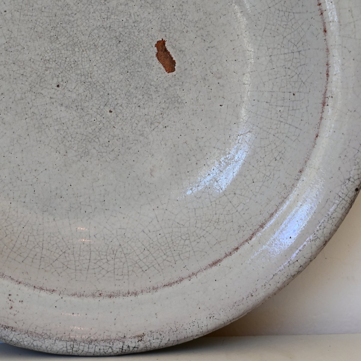 フランス アンティーク キュノワール 平深皿 φ:23cm | landverse