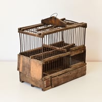 フランス  3つの部屋の鳥かご バードゲージ