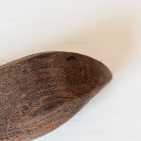 フランス　古い小さな木靴のオブジェ（片方のみ）　W:9cm