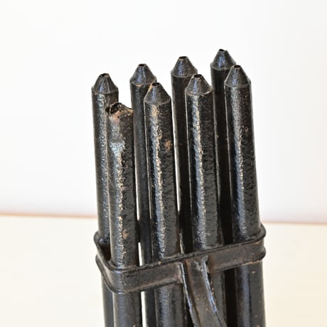 フランス　鉄製のキャンドルを作る型（ブラック）