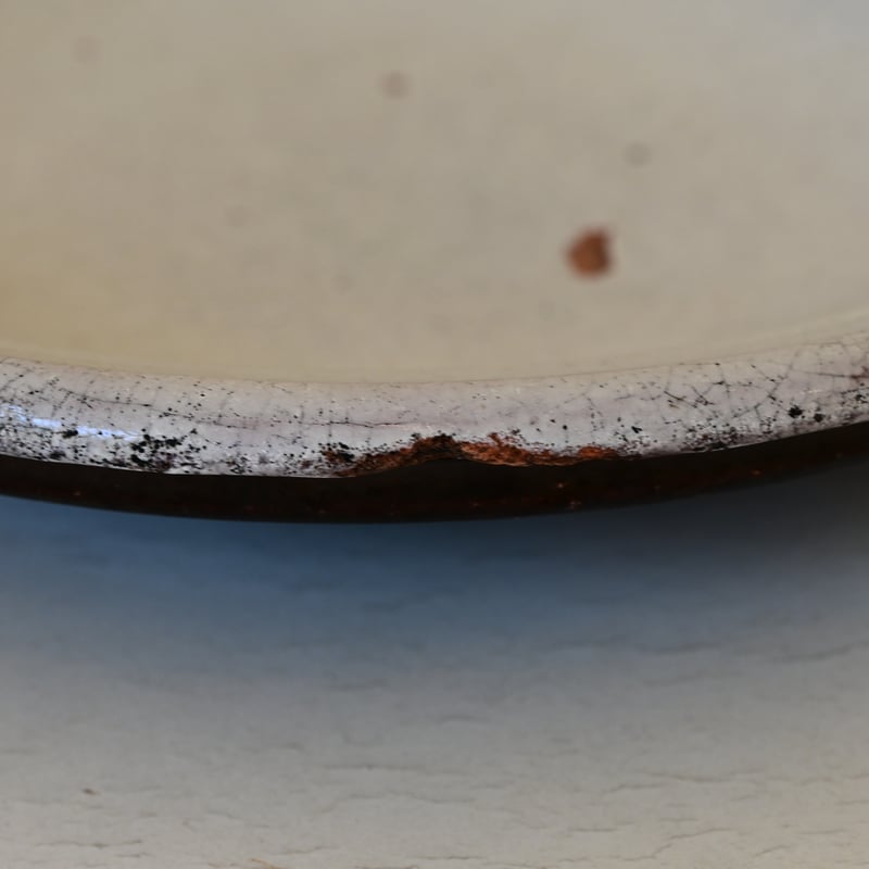 フランス アンティーク キュノワール 平深皿 φ:23cm | landverse