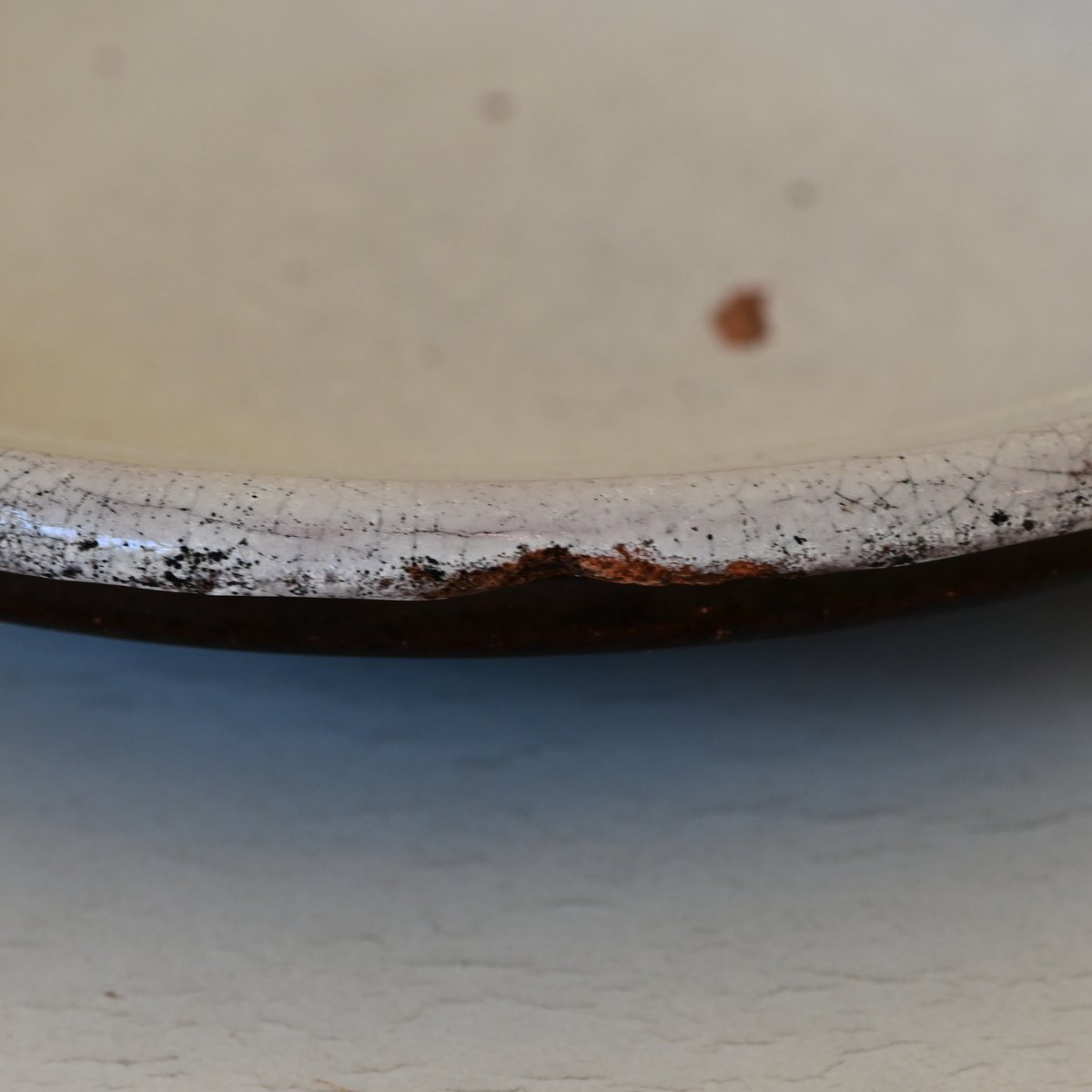 フランス アンティーク キュノワール 平深皿 φ:23cm | landverse