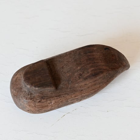 フランス　古い小さな木靴のオブジェ（片方のみ）　W:9cm