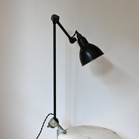 France Antique Gras Lamp 201  /  フランス Gras “201” リペイント ホワイト