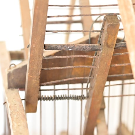 フランス  3つの部屋の鳥かご バードゲージ