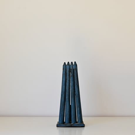 アメリカ　鉄製のキャンドルを作る型（ブルー）