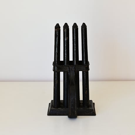 フランス　鉄製のキャンドルを作る型（ブラック）