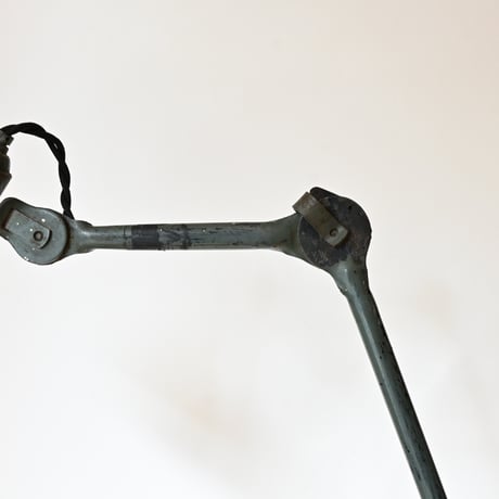 France Antique Gras Lamp 201  /  フランス Gras “201” リペイント グリーングレイ