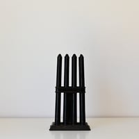フランス　鉄製のキャンドルを作る型（ブラック）