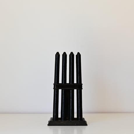 フランス　鉄製のキャンドルを作る型（ブラック）