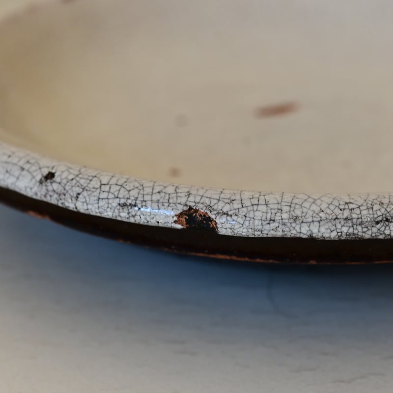 フランス アンティーク キュノワール 平深皿 φ:23cm | landverse