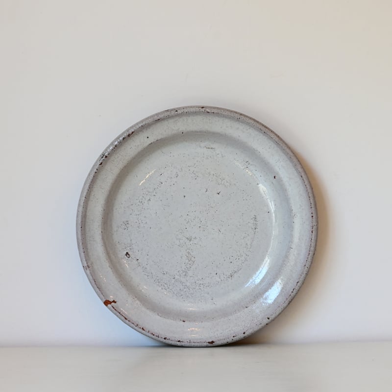フランス アンティーク キュノワール 平皿 φ:27cm | landverse