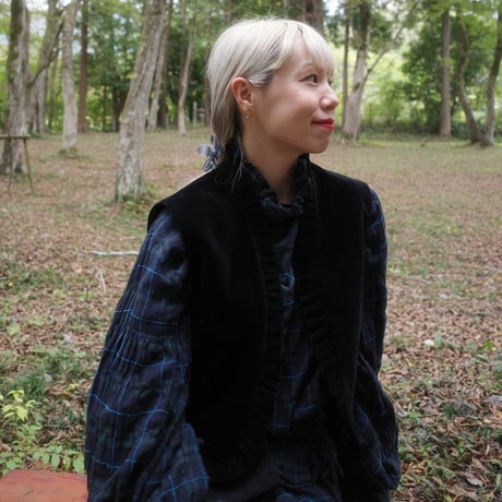 SEASON GAP LAB. check frill blouse - 02