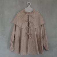 Tiny Floral 3WAY BLOUSE - gentle pink greige
