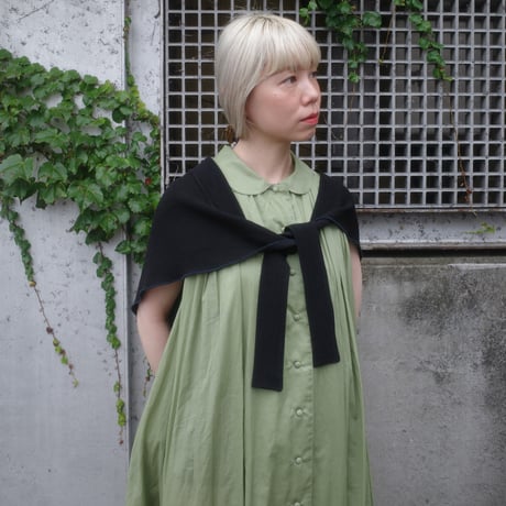 Pages & Petals, GATHERED DRESS - green