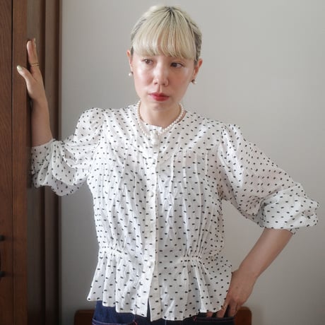 Tang Yuan Parlor's BLOUSE - mochi2 white