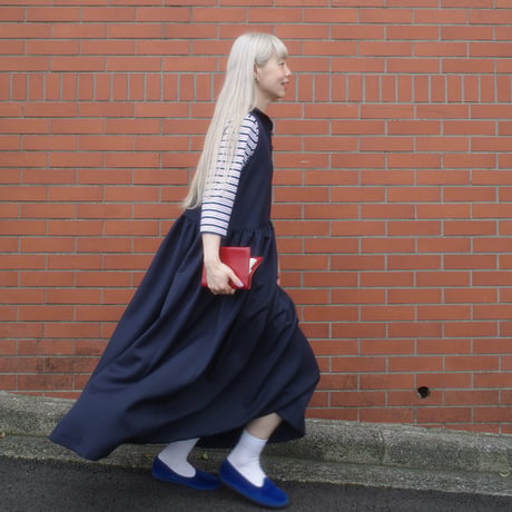 MOON ROAD sailor collar dress