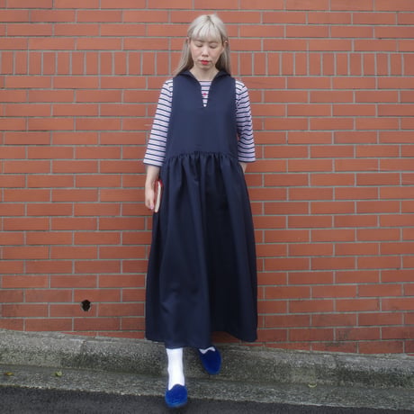 MOON ROAD sailor collar dress
