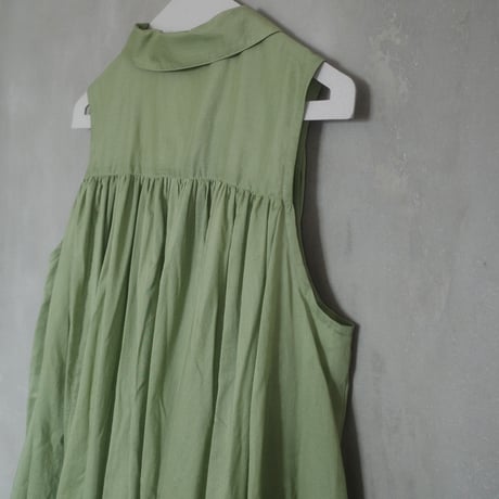 Pages & Petals, GATHERED DRESS - green
