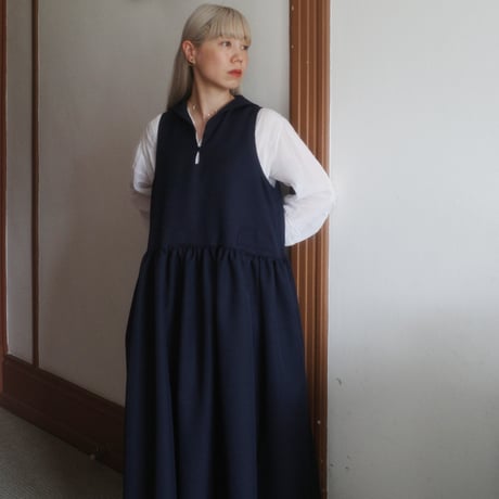MOON ROAD sailor collar dress